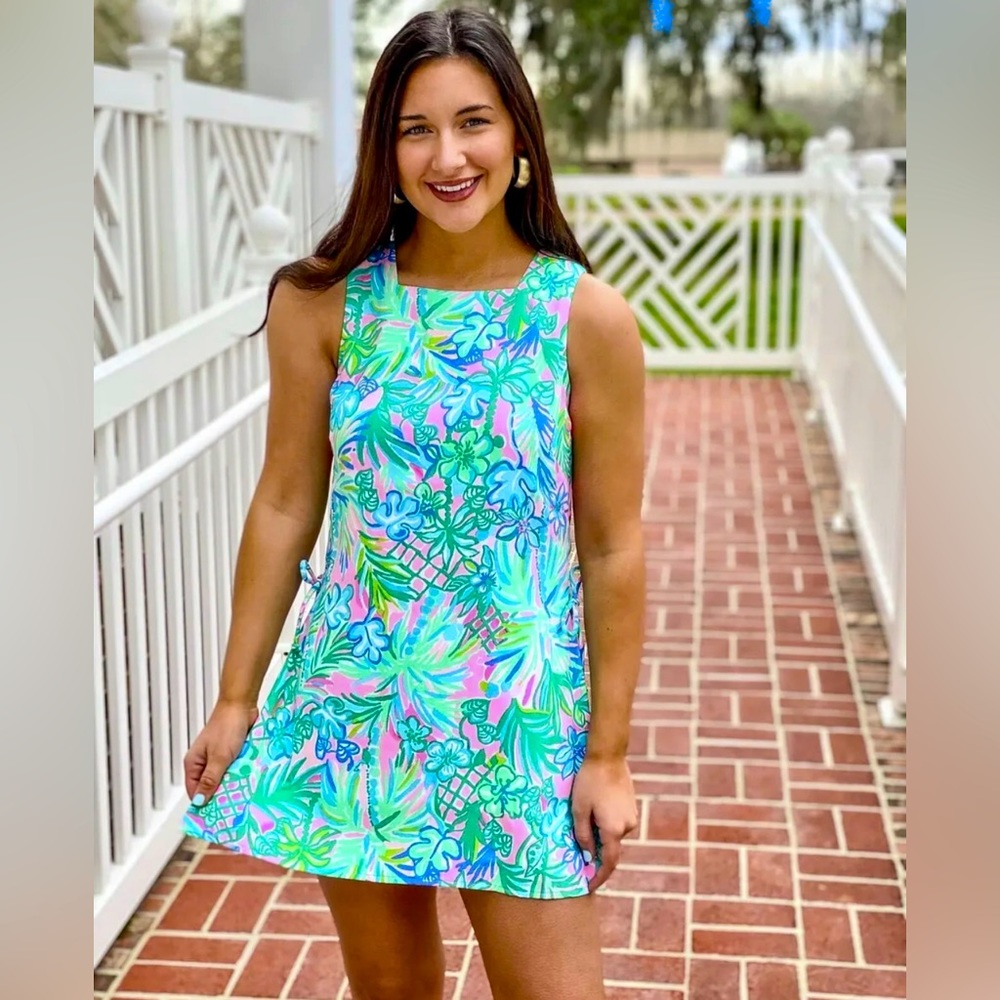 Lilly Pulitzer Donna Romper “Coconut Row”